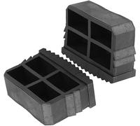 4 Piezas Pies de Escalera, Pies de Goma Antideslizantes para Escaleras Telescópicas de Aluminio, Escaleras Técnicas