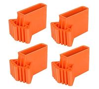 4 piezas pies de escalera, pies de PVC antideslizantes para escaleras, cubiertas de goma antideslizantes, almohadilla protectora para escaleras telescópicas, escaleras técnicas, etc