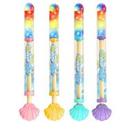 4 Piezas Pistola de Agua de Fuegos artificiale para niños de 4 a 12 años, Pistolas rociadoras de Agua Estilo de 70 Orificios Iluminan el Aguas Piscina de Verano para Patio Trasero Party en la Playa