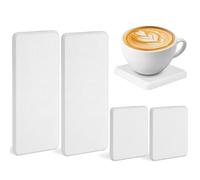 4 Piezas Posavasos Absorbentes De Diatomeas, Bandejas De Piedra Absorbente De Agua, Piedra Baño Secado Rápido Bandeja, Apto Para Desinfectantes de Manos, Tazas, Botellas de Bebidas,Botellas de Plantas