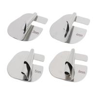 4 Piezas Prensatelas de Dobladillo Enrollado para Máquinas de Coser, Prensatelas Maquina Coser, Prensatelas Enrolladas de Costura,Prensatelas Dobladillo Enrollado, para Proyectos Domésticos