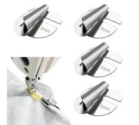 4 Piezas Prensatelas Maquina Coser de 3-6 mm Prensatelas Dobladillo en Espiral Costura Accesorios Prensatelas Universal para Dobladillos Prensatelas Dobladillo Enrollado para Doméstico y Comercial