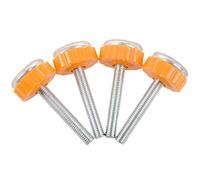 4 Piezas Presión Puerta De Tornillo Roscado Varillas Husillo Caminar A Través Accesorio De Puerta - M10 X 10Mm