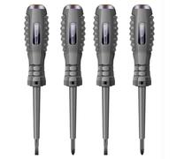 4 Piezas Probador de Voltaje Digital Pluma AC Prueba de Inducción Sin Contacto Lápiz Voltímetro Detector de Potencia Destornillador Eléctrico