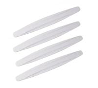 4 Piezas Protector Car Corner Bumper Guard Protector, para Defender Discovery Sport Discovery Range Rove Anti-Scratch Tiras Pegatina,Protector Parachoques Coche,B White