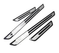 4 Piezas Protector Coche Acero Inoxidable para Jaguar XF X-F 2008 2009 2010 2011, Embellecedor Entrada Estribo Placa Moldura Antiarañazos,B/Type~B