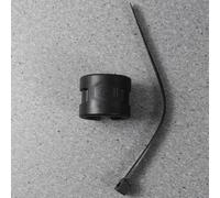 4 Piezas Protector de Cadena de Goma Negro Anticolisión | Anillos Protectores, Resistente a Impactos, Ligero y Protector, para Horquilla Trasera de Carretera y Uso Deportivo