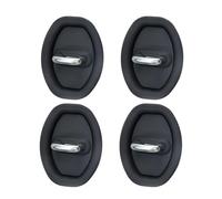 4 Piezas Protector de Cerradura de Puerta para Infiniti QX80 7 Seats 2013-2016, Cubierta Protectora de Cerradura de Puerta de Coche Silicona,Black