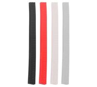 4 Piezas Protector de Patineta Longboard, PVC y Acero | Borde Amortiguado, Diseño Anti Envejecimiento, Instalación DIY Fácil, para Nariz y Cola en Tablas Largas