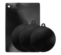 4 Piezas Protector de Placa de Induccion, 22cm/24cm/25X35cm Protector De Silicona Para Placa De Inducción, Protectores de Placas de Inducción, Prevención de Arañazos (Rectangular y Circular, Negro)