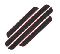 4 Piezas Protector de Umbral de Puerta Coche para Lexus IS 2005-2012, Pegatinas Protective de Umbral de Puerta de Coche,Black-Red