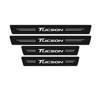 4 Piezas Protector de Umbral de Puerta de Coche para Hyun-dai Tucson JM TL NX4 2005-2020 2021, Ajuste del Umbral del Pedal de Desgaste Placa de Protección Accesorios, Fibra de Carbon