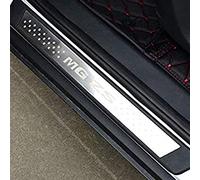4 Piezas Protector de Umbral de Puerta de Coche para MG ZS 2016-2020, Ajuste del Umbral del Pedal de Desgaste Placa de Protección Accesorios, Acero Inoxidable