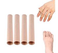 4 Piezas Protector Dedos Pie de Silicona Cortables, Vendaje de Tubo de Protección de Dedos para Eliminar Callos, Juanetes, Tratamiento de Callos