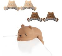 4 Piezas Protector Esquinas Mesa, Cantonera Protector de Mesa, Protege Cubre Esquinas, Protección de Cojín de Esquina, Lindos Esquinas de Protección Anticolisión para Mesas Escritorios Sillas (café)