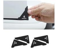 4 Piezas Protector Esquinas Puertas Coche, para Peugeot 3008 2017-2023 2024 2025 Protector De Borde Puerta Lateral Coche Auto Esquina,A Black