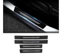 4 Piezas Protector Umbral Puerta Coche para Renault 5 E-Tech 2024 2025 Accesorios, Fibra de Carbono Protector de Puertas de Coche