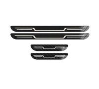 4 Piezas Protectores De Umbral De Puerta para Chevrolet Uplander 2005-2009, Protector de Estribo Premium Cubre Pasos Impermeable,E Carbon Fiber