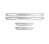 4 Piezas Protectores De Umbral De Puerta para Chevrolet Uplander 2005-2009, Protector de Estribo Premium Cubre Pasos Impermeable,C Silver