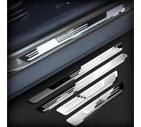 4 Piezas Protectores De Umbral De Puerta para Ford EcoSport 2018-2022, Acero Inoxidable Listones Decorativos Antideslizantes Decoración Estribos