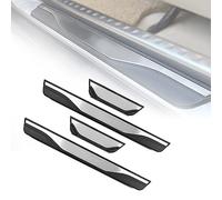 4 Piezas Protectores Umbral Puerta Coche Acero Inoxidable Pegatinas para M-azda CX-30 CX30 2017-2023 Protector Decoración Estribos Antiarañazos Kick Plates Anti-rasguño Auto Accesorios