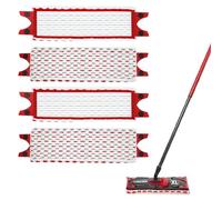 4 Piezas Recambio Fregona para Vilda Ultramax XL 51x14cm Paño de Repuesto Mopa para Vilda Ultramat XL 2in1 Microfibra Recambio para Fregar Suelos, Atrapa Fácilmente la Suciedad