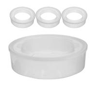 4 Piezas Recargas de Cubos de Pañales de PE en Color Claro | Prevención de Fugas y Control de Olores, Uso Fiable en Baño y Habitaciones Infantiles, Formato Anillo