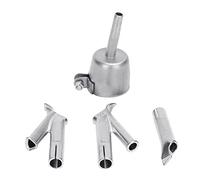 4 piezas redondo triangular en forma de Y boquilla para soldar pistolas de aire caliente de plástico Set para máquinas de soldadura de vinilo Speed Tip sopladores de aire para compresores, enfriadores