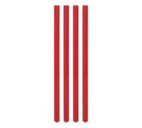 4 Piezas Repuesto de Cortadora de Papel Roja en Plástico | Paper Trimmer y Stack Paper Cutter, Ajuste Preciso, Reduce Vibración, Evita Deformación