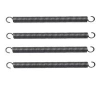 4 Piezas Resortes De Extensión Con Gancho Muelle Longitud 150mm, Diámetro Del Cable 1,2mm, Diámetro Exterior 12mm