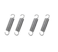 4 Piezas Resortes De Extensión Con Gancho Muelle Longitud 50mm, Diámetro Del Cable 1mm, Diámetro Exterior 10mm