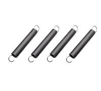 4 Piezas Resortes De Extensión Con Gancho Muelle Longitud 60mm, Diámetro Del Cable 1,2mm, Diámetro Exterior 8mm