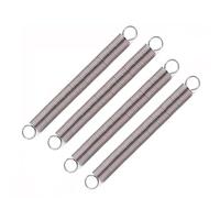 4 Piezas Resortes De Extensión Con Gancho Muelle, Longitud Libre 100mm, Diámetro Del Cable 0,5mm, Diámetro Exterior 8mm