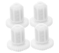 4 Piezas Rueda para Grabadora de Casete, Cojinete Blanco Abs