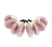 4 Piezas Ruedas Giratorias de 360° para Andador, Eje 0,98 CM | PP Rosa, Montaje de Inserción Desmontable, Movimiento Suave, para Suelos de Madera y Alfombras