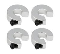 4 piezas SBR12 Linear Riel Tope Tope Anillo de bloqueo de carril lineal para SBR12, SBR16, SBR20, guías lineales, piezas CNC con tornillo de ajuste para máquinas de impresora 3D DIY (paquete de 4)