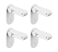 4 Piezas Seguridad Puertas Niños, Pieza Cerraduras de Seguridad para Niños, Bloqueo de Seguridad con Ajustable, sin Taladrar con Adhesivo Fuerte, Bloqueo con Adhesivo, Adecuado para Todo Tipo de Puert