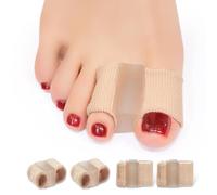 4 Piezas Separador Dedos pie Slicona, Separadores de Dedos de Los Pies Corrector Dedos Pies Juanetes para Las Mujeres Hombre