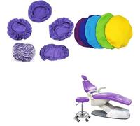 4 piezas/set Juego Silla Dental,A prueba de polvo Dental Silla Completa Cubierta, Impermeable Leche Completa Avanzada Seda Tire Paño Unidad Dental Cove, para Sillón Dental, Asiento, Reposacabezas(Pur