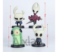 (4 piezas sin caja) Figura de anime Aixlan Q Version The Hollow Knight Figura de acción de PVC de Hollow