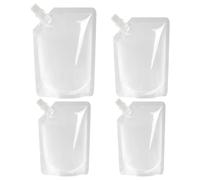 4 Piezas Sistema de Botellas de Agua Plegable, Plegable Flexible Botella de Agua Reutilizable, Botellas de Agua Plegables Reutilizables, para Campamento, Viajes, Caminatas