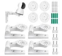 4 Piezas Soporte Cámara Vigilancia por TP_Link, Compatible con Modelos C225/C200/C210/C220/Tc70, Kasa Ec70/Kc410s, Soporte Montaje Pared Cámaras, Soporte de Cámara ángulo Ajustable