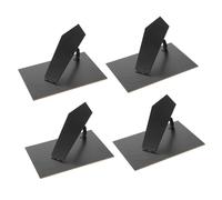 4 Piezas Soporte de Respaldo para Marcos de Fotos Tablero de Respaldo Negro para Exhibición de Escritorio Soporte de Easel para Cambios Rápidos de Fotografías y Estabilidad
