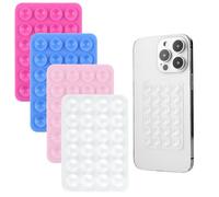 4 Piezas Soporte De Silicona Para Teléfono Móvil Ventosa Soporte Para Teléfono Móvil Ventosa Soporte Para Smartphone Ventosas Para Coche Soporte Para Móvil Compatible Con Todos Los Modelos De Móvil