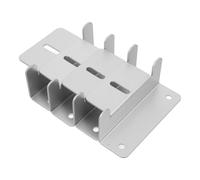 4 Piezas Soporte en Z para Panel Solar de Aluminio Ajustable | Plata, Diseño Ligero y Multifuncional, Resistente a Condiciones Duras, para Paneles Solares en Vehículos