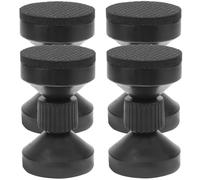 4 Piezas Soporte Marco Cama Ajustable 5,9 a 6,7cm de Plástico | Fijador para Cabecero, Rotación de Ajuste, Reduce Ruido, para Cama y Sofá, Estabilizador de Apoyo