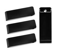 4 Piezas Soporte para Nintendo Switch - Accesorios de Carcasa Trasera con Reemplazo Compatible con Switch Consoles (Negro)