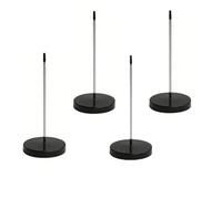 4 piezas Spike para recibos, porta recibos, porta puntas de papel con base redonda, para restaurante, cocina, oficina, portapapeles de papel, porta notas, porta recibos con punta de, factura de