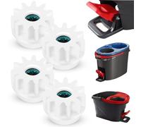 4 Piezas Spin Mop Replacement Parts Fregona Giratoria, Spin Bucket Mop Clutch Reemplazo de Piñones de Engranaje de Cojinete de Embrague de Cubo de Fregona Giratoria Compatible con Ocedar