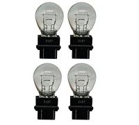 4 Piezas T25 3156 3157 Lámpara De Señalización De Giro Externa del Coche Lámpara De Freno Luz Trasera Luces Indicadoras 12V,Blanco,3157 Type B